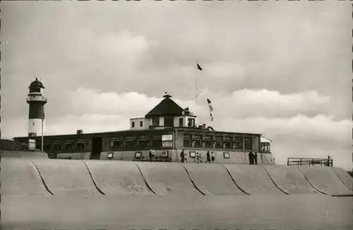 Borkum Nordseebad Borkum Gaststaette Heimliche Liebe Leuchtturm * / Borkum /Leer LKR