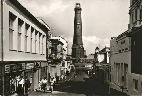 Borkum Nordseebad Borkum Strandstrasse Leuchtturm * / Borkum /Leer LKR