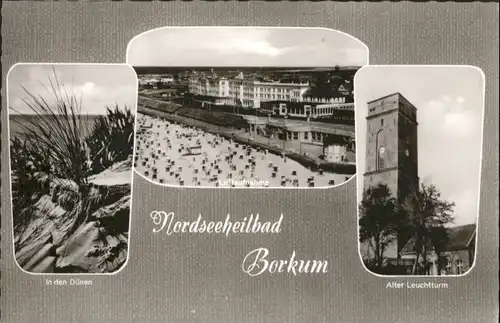 Borkum Nordseebad Borkum Duene Leuchtturm * / Borkum /Leer LKR