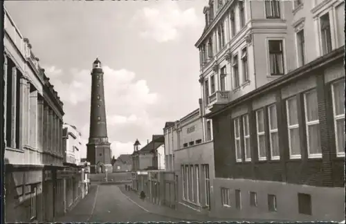 Borkum Nordseebad Borkum Strandstrasse Leuchtturm * / Borkum /Leer LKR