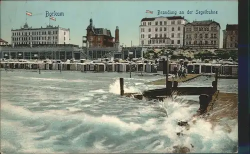 Borkum Nordseebad Borkum Segelbuhne x / Borkum /Leer LKR