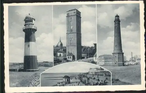 Borkum Nordseebad Borkum Leuchtturm x / Borkum /Leer LKR