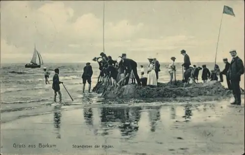 Borkum Nordseebad Borkum Strand x / Borkum /Leer LKR