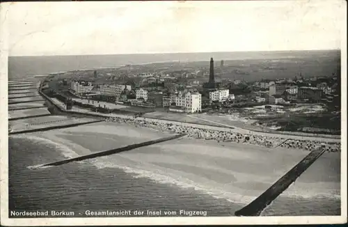 Borkum Nordseebad Borkum Fliegeraufnahme x / Borkum /Leer LKR