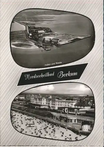 Borkum Nordseebad Borkum Hafen Reede Strand * / Borkum /Leer LKR