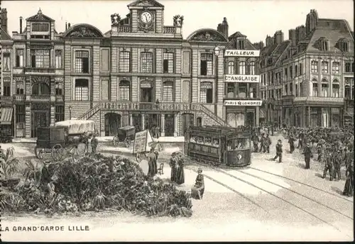 Lille la Grande Garde Strassenbahn *