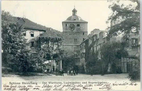 Heidelberg Schloss Heidelberg Wartturm Ludwigsbau Ruprechtsbau x