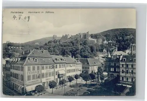 Heidelberg Kornmarkt Schloss x