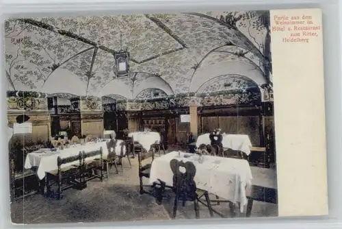 Heidelberg Hotel Restaurant zum Ritter Weinzimmer x