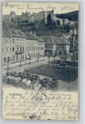 Heidelberg Schloss Kornmarkt x