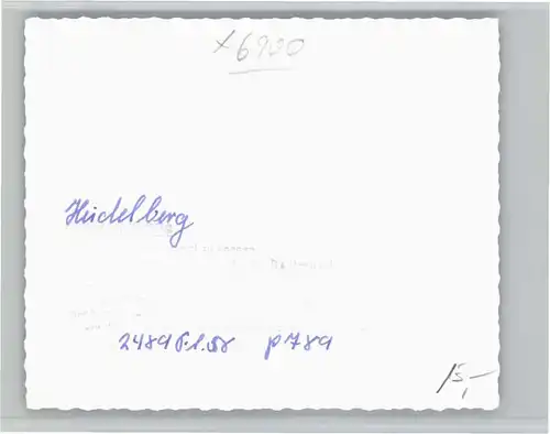 Heidelberg Fliegeraufnahme *