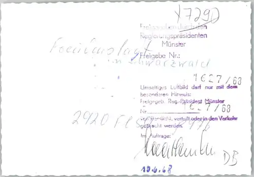 Freudenstadt Fliegeraufnahme *