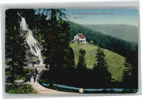 Freudenstadt Rotmurg Jaegerhaus Wasserfall x