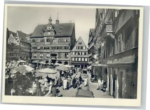 Tuebingen Marktplatz Rathaus *