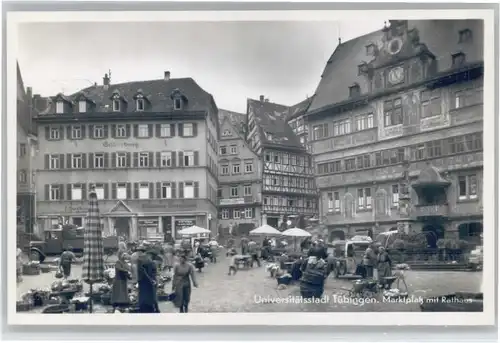 Tuebingen Marktplatz Rathaus *