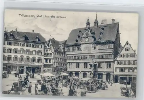 Tuebingen Marktplatz Rathaus x