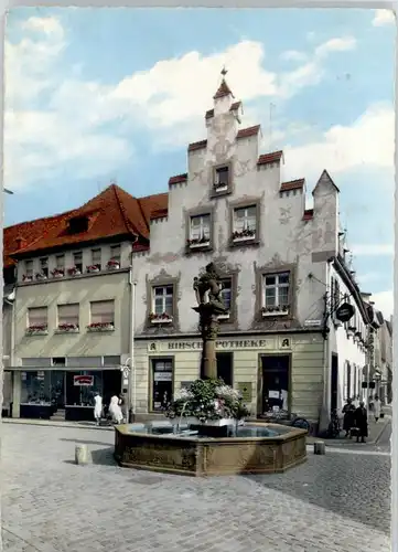 Offenburg Hirschapotheke Brunnen x