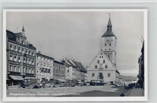 Deggendorf Donau Deggendorf Luitpoldplatz Rathaus * / Deggendorf /Deggendorf LKR