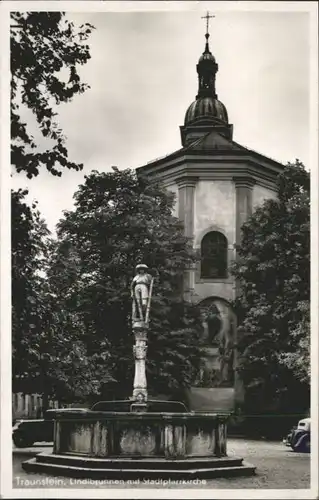 Traunstein Lindibrunnen Kirche  *