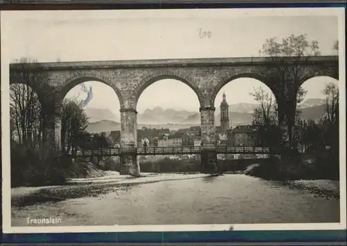 Traunstein Steinbruecke Viadukt *