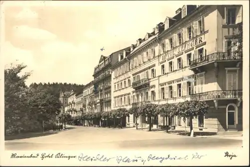 Marienbad Hotel Klinger x