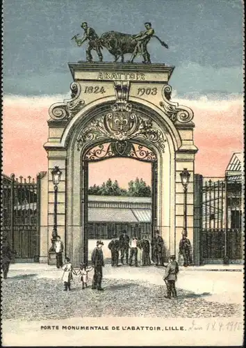 Lille Porte Monumentale l'Abattoir x