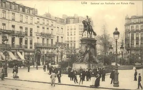 Lille Denkmal Faidherbe Richele Platz *