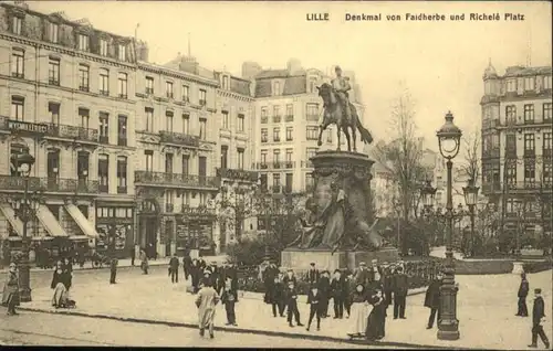 Lille Denkmal Faidherbe Richele Platz x