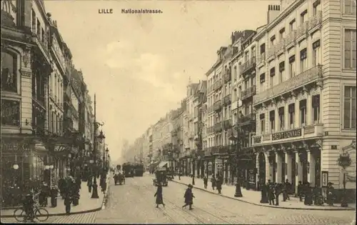 Lille Nationastrasse Strassenbahn x