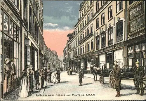 Lille Rue Vieux Marche aux Moutons  *