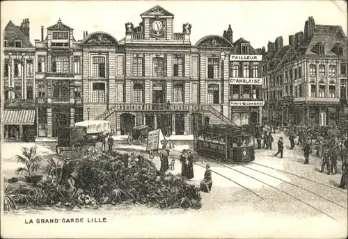 Lille Grand Garde Strassenbahn  x