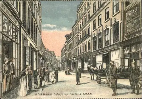 Lille Rue Vieux Marche aux Moutons  x