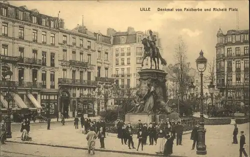 Lille Denkmal Faidherbe Richele Platz *