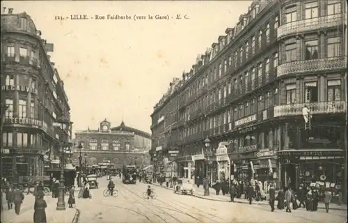 Lille Rue Faidherbe Strassenbahn x
