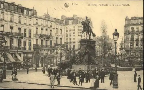 Lille Statue Faidherbe Place Richele x