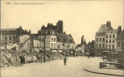 Lille Place Vieux Marche Chevaux *