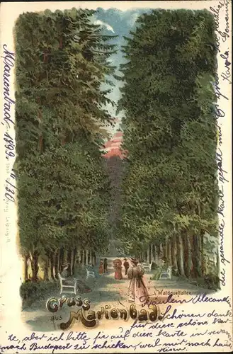 Marienbad Tschechien Waldquellallee