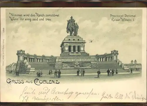 Koblenz Kaiser Wilhelm Denkmal 