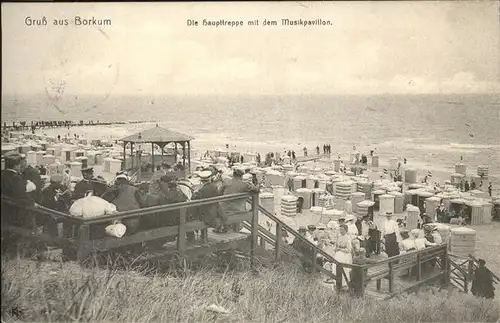 Borkum Nordseebad Musikpavillon
Haupttreppe / Borkum /Leer LKR