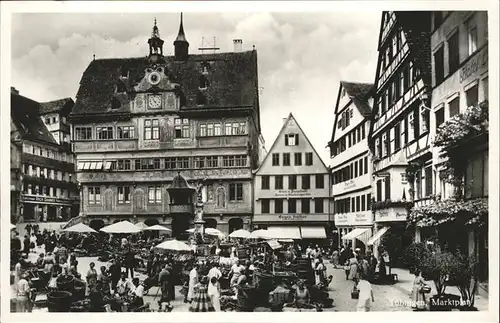 Tuebingen Marktplatz Kat. Tuebingen