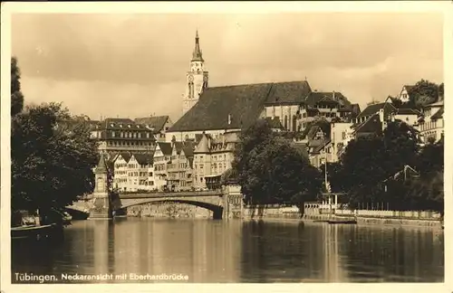 Tuebingen Eberhardsbruecke
Neckar Kat. Tuebingen