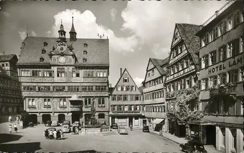 Tuebingen Marktplatz Kat. Tuebingen