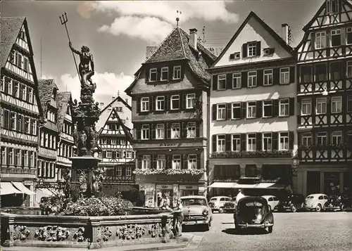 Tuebingen Marktplatz Kat. Tuebingen