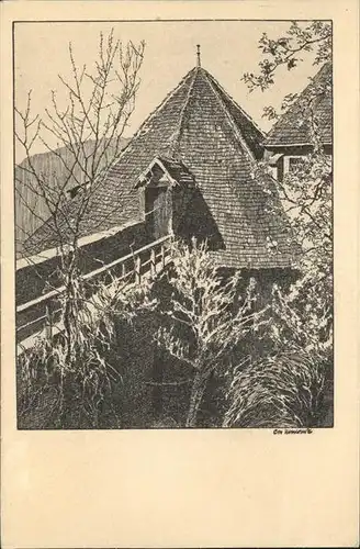 Tuebingen Haspelturm Kat. Tuebingen