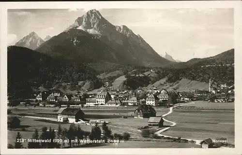 Mittenwald Wetterstein Kat. Mittenwald