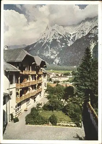 Mittenwald Hotel Post  Kat. Mittenwald