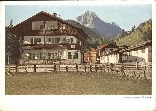 Mittenwald Wetterstein Kat. Mittenwald