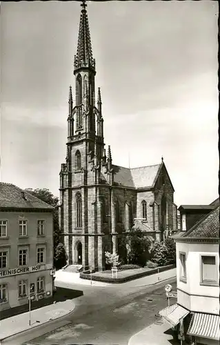 Offenburg Evang. Kirche Kat. Offenburg
