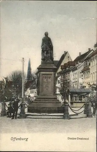 Offenburg Drake Denkmal Kat. Offenburg