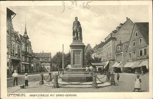 Offenburg Hauptstrasse Drake Denkmal Kat. Offenburg